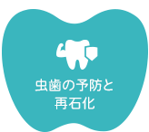 虫歯の予防と 再石化